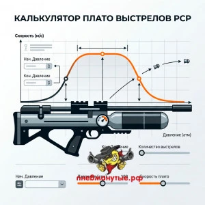 Интерактивный онлайн-калькулятор плато выстрелов для прямоточных PCP Интерактивный онлайн-калькулятор плато выстрелов для прямоточных PCP